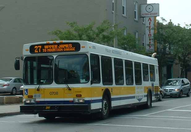 Hamilton Street Railway New Flyer D40LF 0706